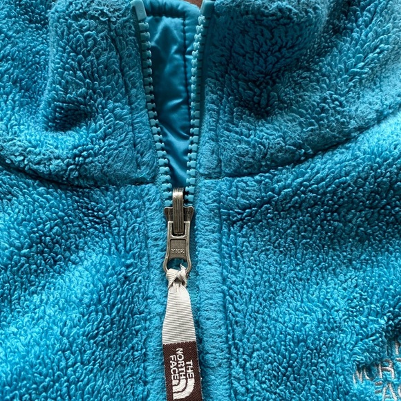 The North Face Teal Blue Fleece Zip Jacket Women’s Small | Soft Full Zip - Picture 5 of 14